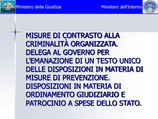 Ministero della Giustizia