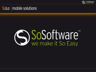 Team SoSoftware