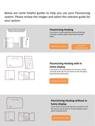 PassivLiving Heating with In home display