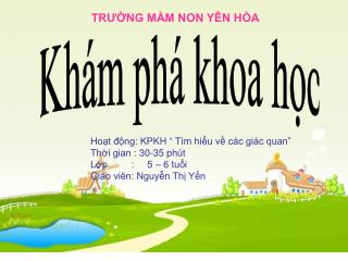 Khám phá khoa học