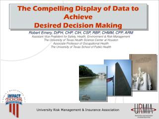 The Compelling Display of Data to Achieve Desired Decision Making