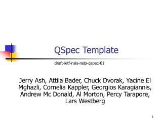 QSpec Template