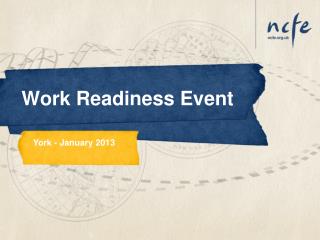 Work Readiness Event