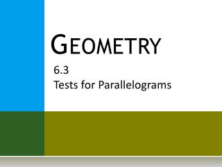 Geometry