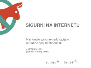 Nacionalni program edukacije o informacionoj bezbednosti Jasmina Mešić