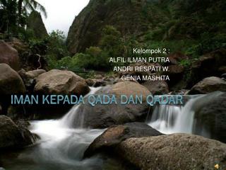 Iman kepada Qada dan qadar