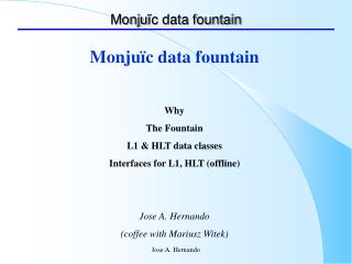 Monju ïc data fountain