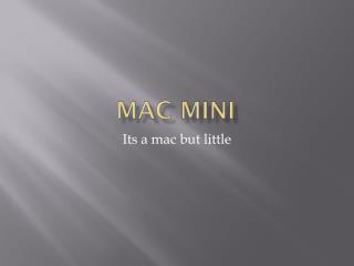 Mac mini