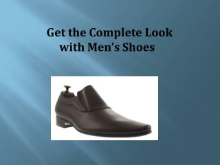 Get the Complete Look with Men’s Shoes | shoes