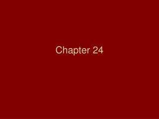 Chapter 24