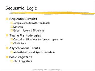 Sequential Logic