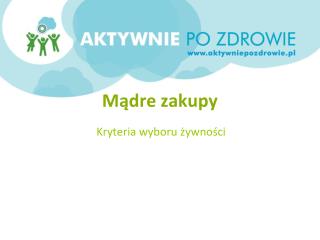 Mądre zakupy