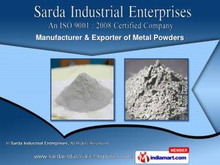 Lead Powder & Zinc Powder