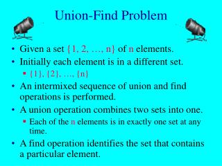 Union-Find Problem