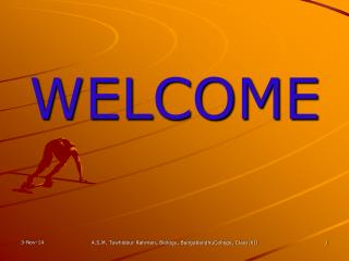 WELCOME