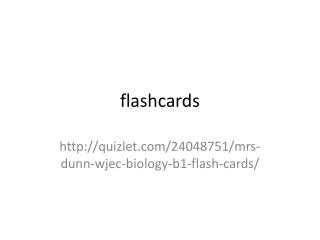 flashcards