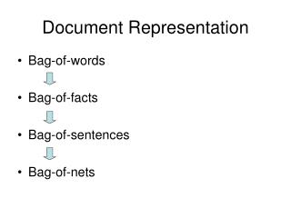 Document Representation