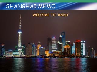 SHANGHAI MEMO