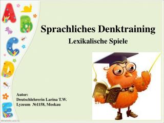 Sprachliches Denktraining