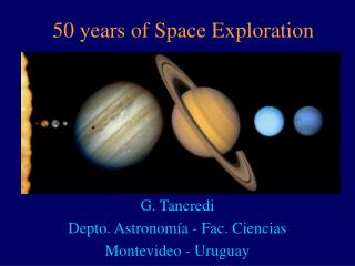 50 years of Space Exploration