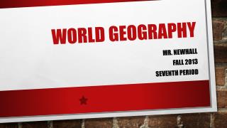 World Geography