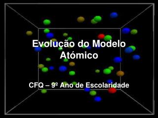 Evolução do Modelo Atómico