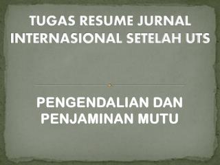 TUGAS RESUME JURNAL INTERNASIONAL SETELAH UTS