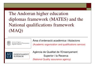 Àrea d’ordenació acadèmica i titulacions (Academic organization and qualifications service)