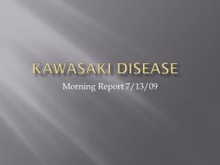 Kawasaki Disease