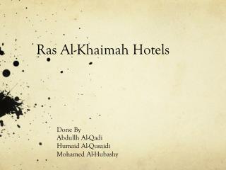 Ras Al- Khaimah Hotels