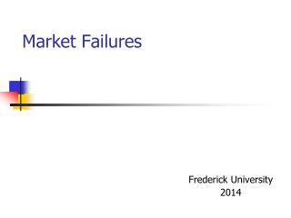 Market Failures