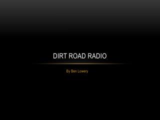 Dirt Road Radio