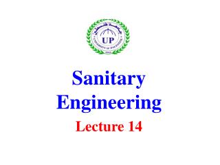 Sanitary Engineering Lecture 14