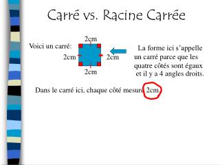 Carré vs. Racine Carrée