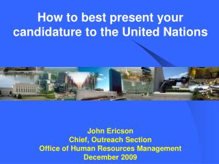 UNITED NATIONS ASKS FOR A LOT OF INFORMATION