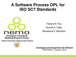 A Software Process OPL for ISO SC7 Standards