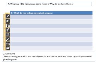 A. What is a PEGI rating on a game mean ? Why do we have them ?