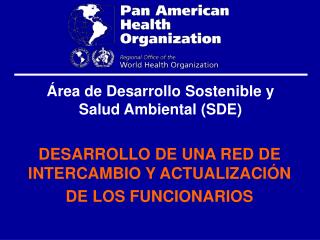Área de Desarrollo Sostenible y Salud Ambiental (SDE)