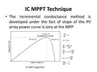 IC MPPT Technique