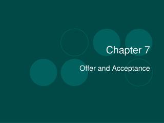 Chapter 7