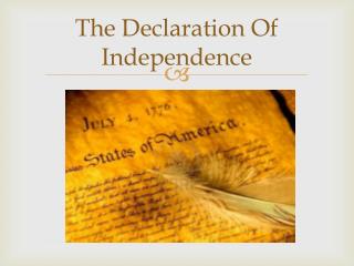 The Declaration Of Independence