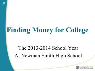 Finding Money for College