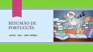 RESUMÃO DE Português