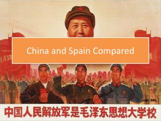 China and Spain Compared