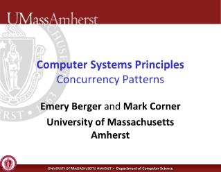 Computer Systems Principles Concurrency Patterns