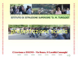 presentazione scuola