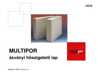 MULTIPOR ásványi hőszigetelő lap