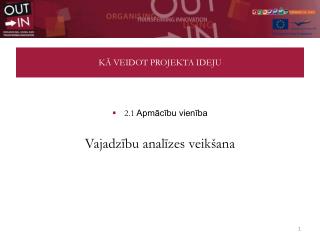 KĀ VEIDOT PROJEKTA IDEJU