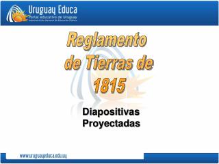 Reglamento de Tierras de 1815