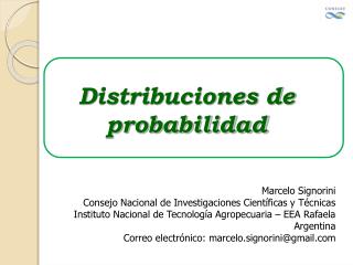 Distribuciones de probabilidad